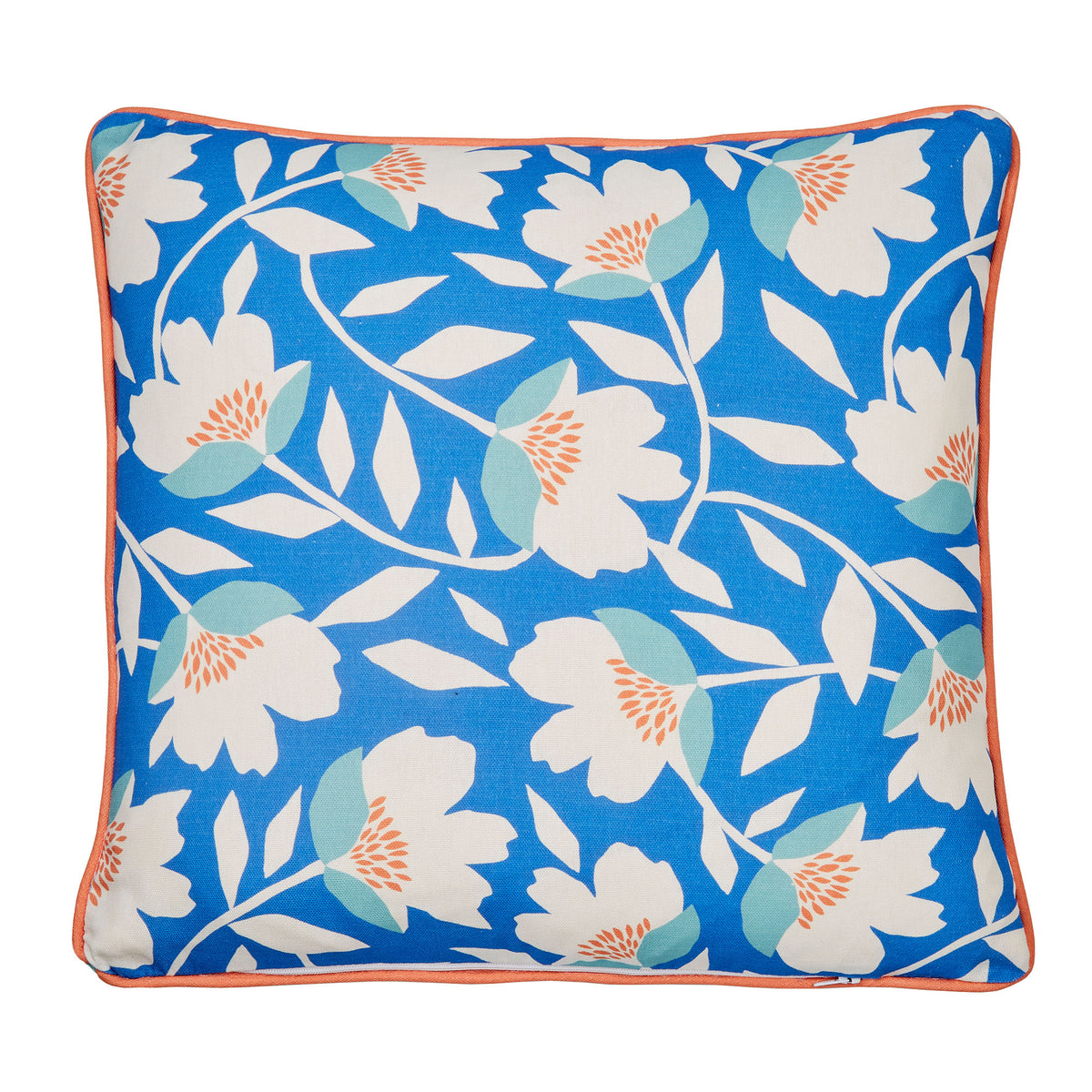 Fusion Luna Outdoor Filled Cushion 43cm x 43cm Duck Egg