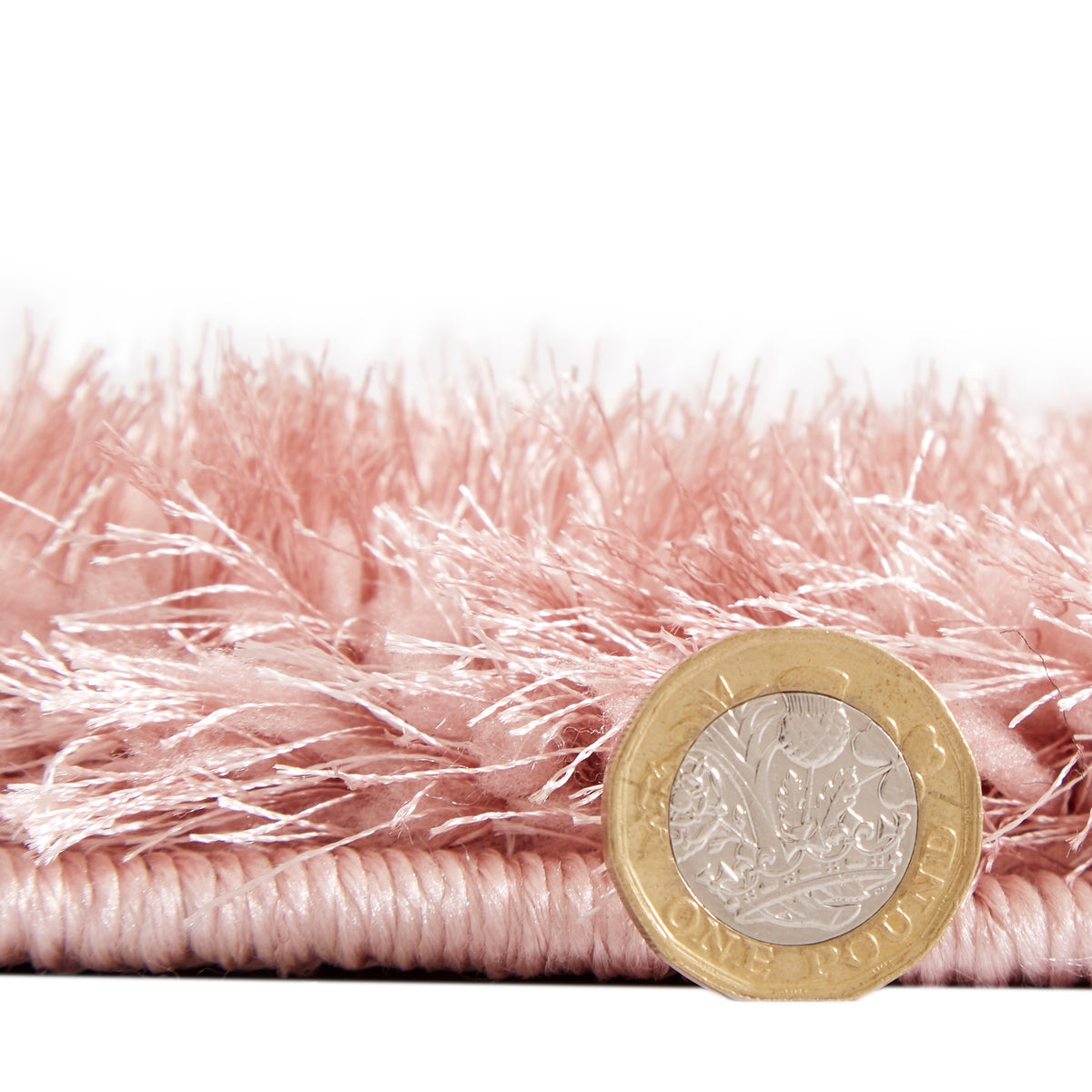 Lux Shaggy Rug Blush