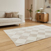 Lyna J0529 Washable Rug Beige White
