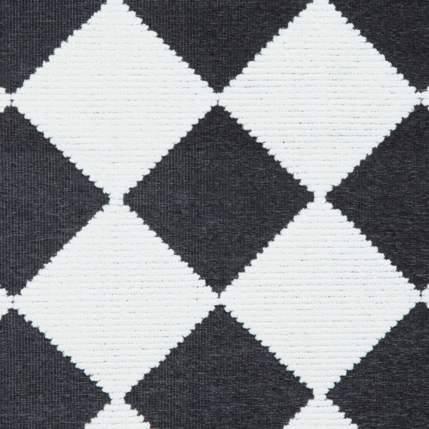 Lyna J0529 Washable Rug Charcoal White