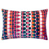 Furn Metro Abstract Velvet Jacquard 40cm x 60cm Filled Boudoir Multi