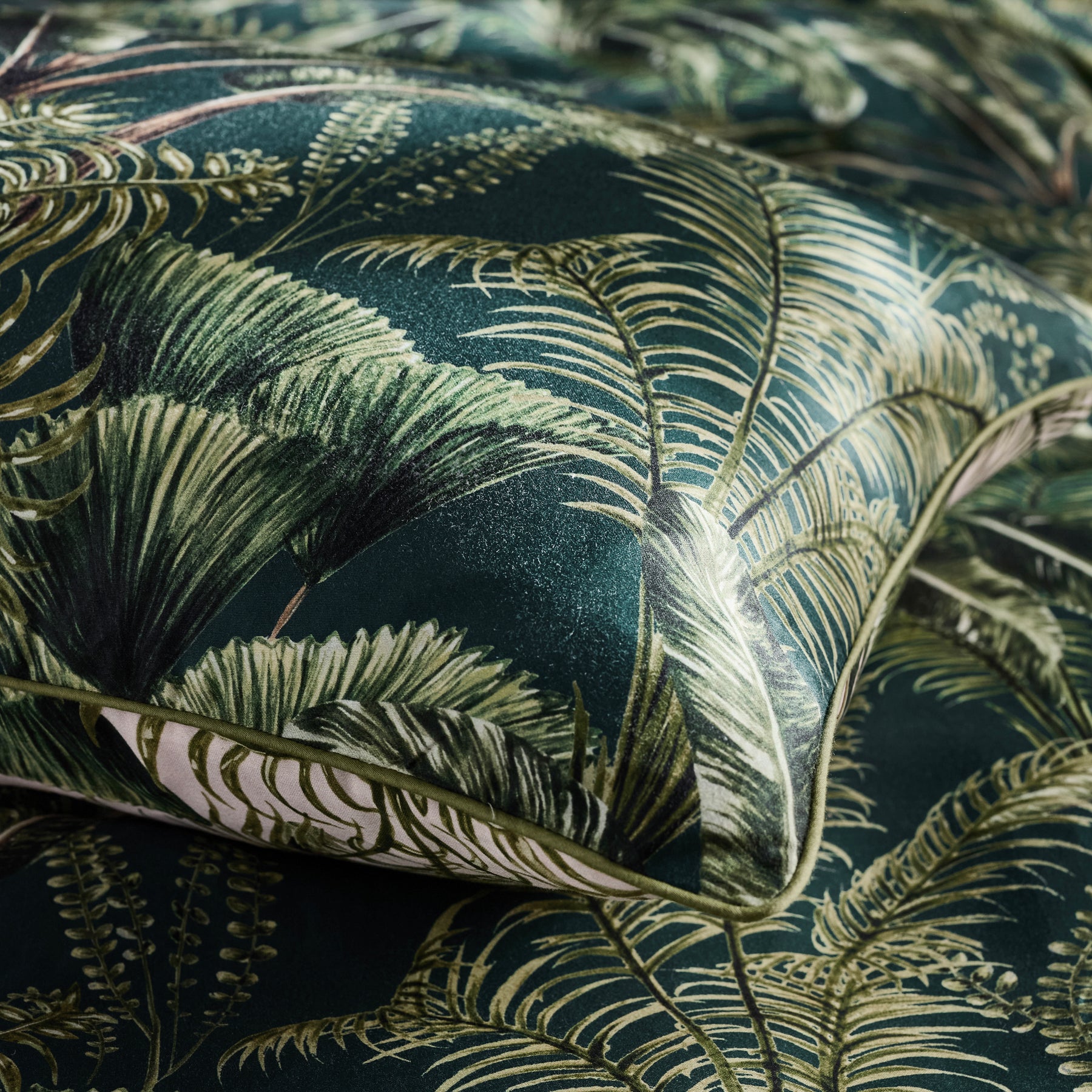 Clarke & Clarke Majorelle Duvet Cover Bedding Set Green