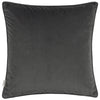 Hoem Malans Cut Velvet Piped Filled Cushion 45cm x 45cm Stargazer Grey