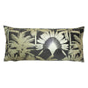 Paoletti Malaysian Palm Foil Printed 33cm x 70cm Filled Cushion Mink