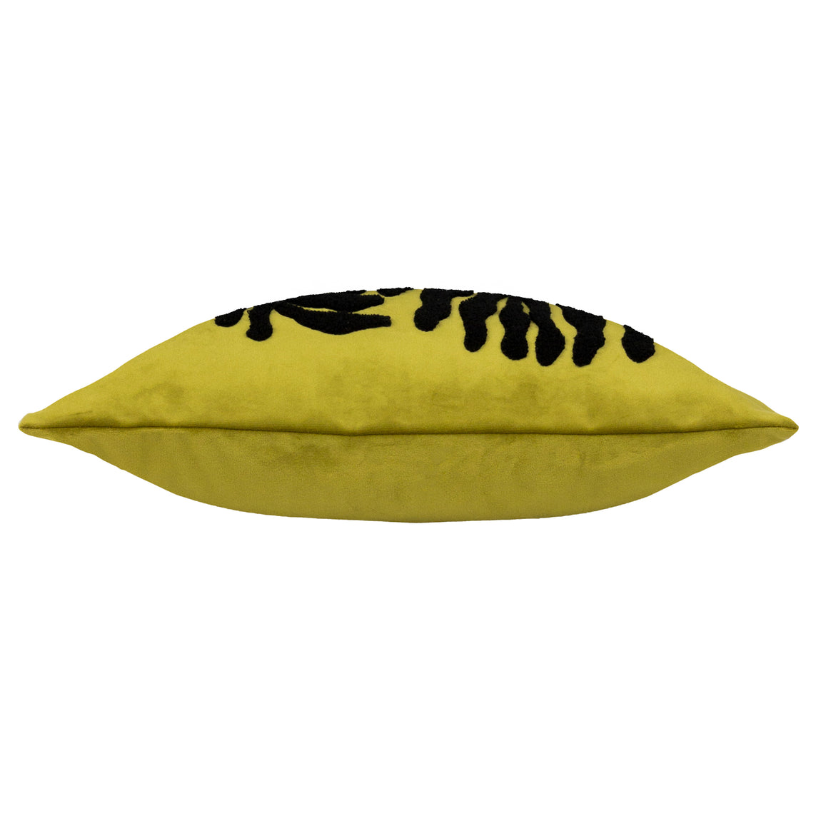 furn. Maldive Botanical Velvet Tufted 45cm x 45cm Filled Cushion Moss