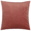 furn. Maldive Botanical Velvet Tufted 45cm x 45cm Filled Cushion Rustic Brown