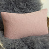 Furn. Malham Fleece 30cm x 50cm Filled Cushion Powder