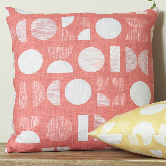 furn. Malmo Scandi 43cm x 43cm Filled Cushion Pink