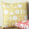 furn. Malmo Scandi 43cm x 43cm Filled Cushion Yellow