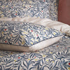 Edinburgh Weavers Malory Floral Piped Duvet Cover Bedding Set Navy