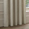 Paoletti Manhattan Velvet Ready Made Eyelet Blockout Curtains Ivory