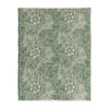 Morris & Co. Marigold Jacquard 130cm x 170cm Throw Green