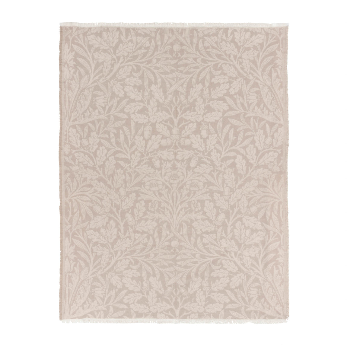 Morris & Co. Marigold Jacquard 130cm x 170cm Throw Stone
