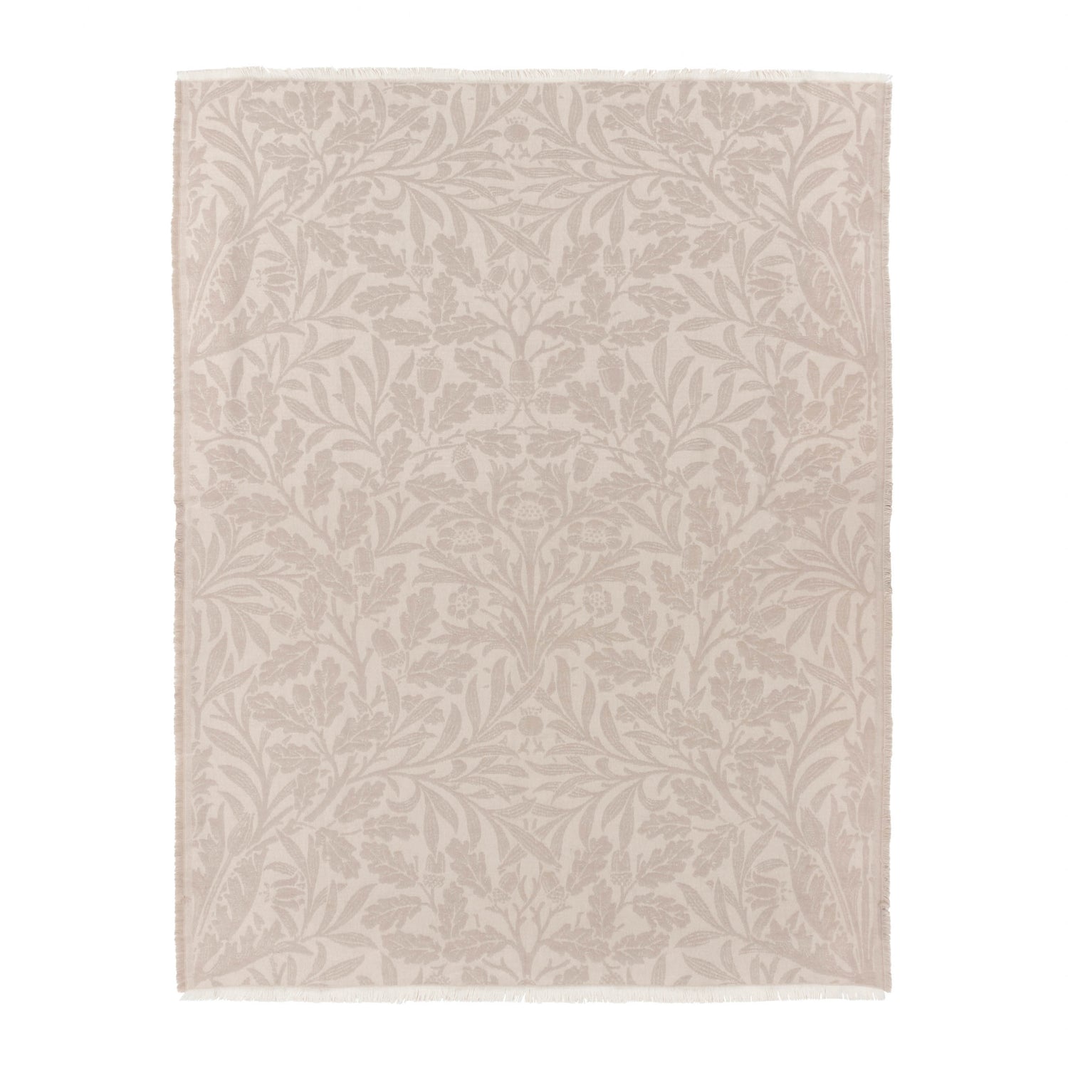 Morris & Co. Marigold Jacquard 130cm x 170cm Throw Stone
