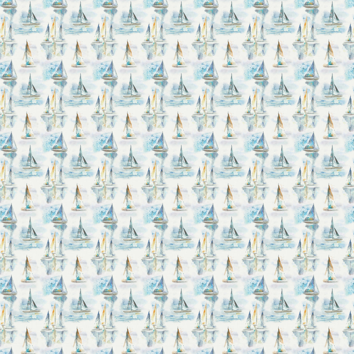 Voyage Maison Marine Sail Printed Cotton Fabric Linen