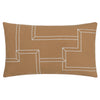 Hoem Marzena Geometric 30cm x 50cm Filled Boudoir Toffee