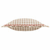 Furn. Maude Gingham 45cm x 45cm Piped Filled Cushion Natural