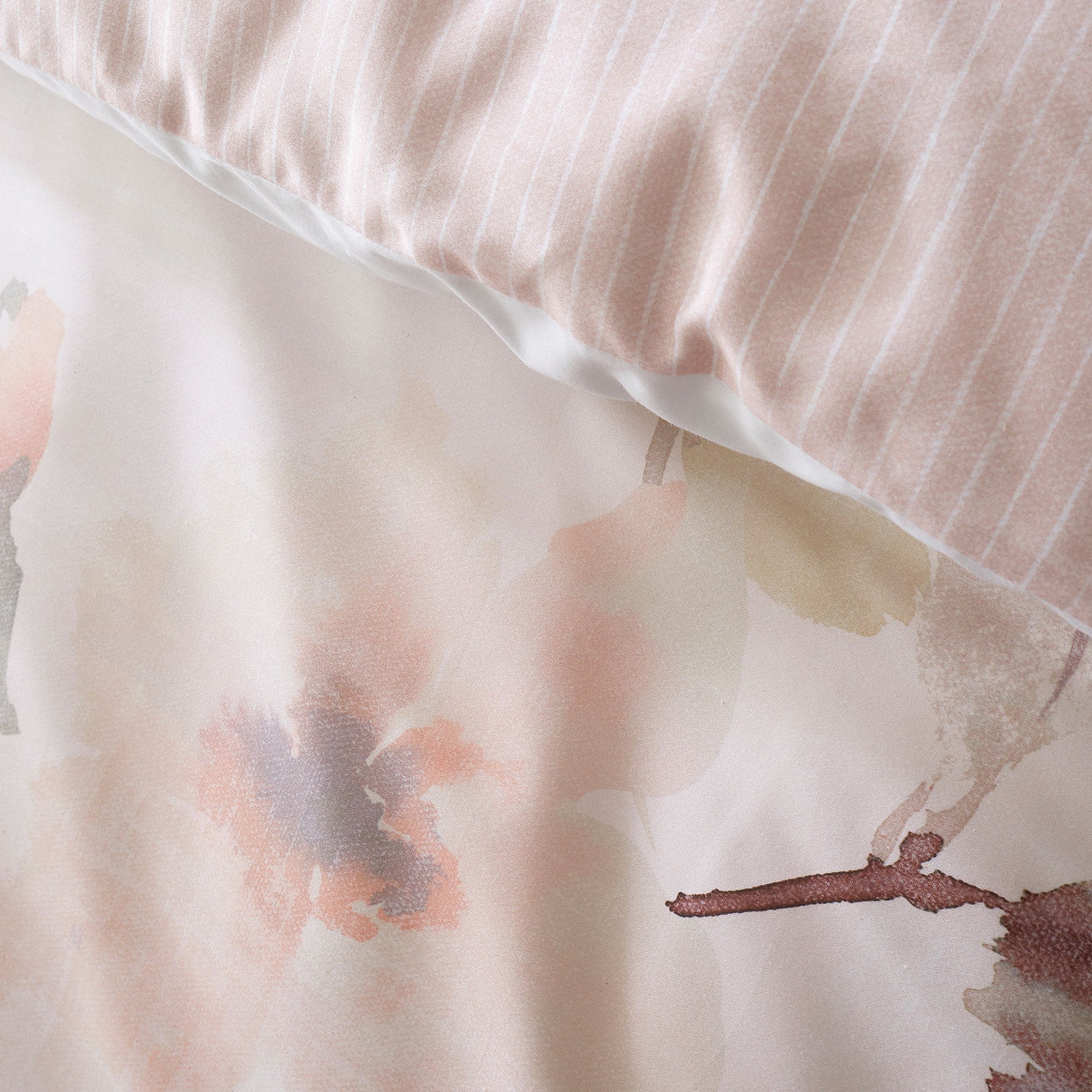 Soiree Mia Floral Blooms Duvet Cover Bedding Set Natural