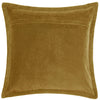 Voyage Maison Mayura Embroidered Velvet 55cm x 55cm Feather Filled Cushion Mustard