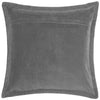 Voyage Maison Mayura Embroidered Velvet 55cm x 55cm Feather Filled Cushion Steel