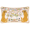 Mirrored Cheetah Embroidered 30cm x 50cm Filled Boudoir Multi