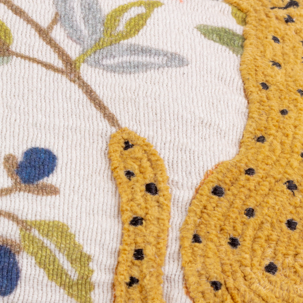 Mirrored Cheetah Embroidered 30cm x 50cm Filled Boudoir Multi