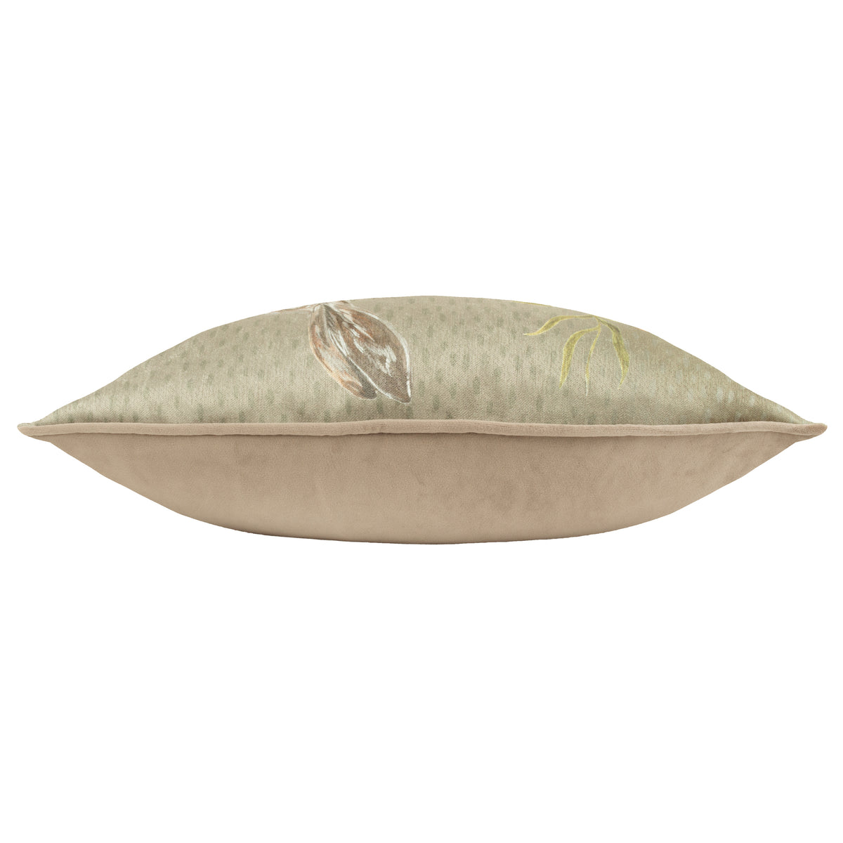 Meadow Bloom Hazel Hare Chenille Piped 30cm x 50cm Filled Boudoir Sage