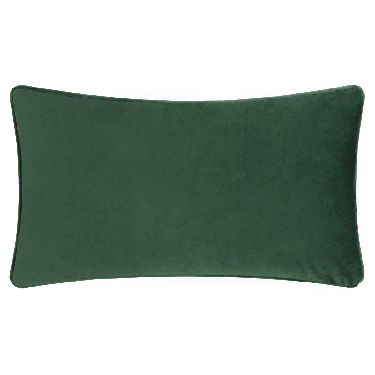 Meadow Bloom Wilds Chenille Piped Filled Cushion 30cm x 50cm Dark Emerald