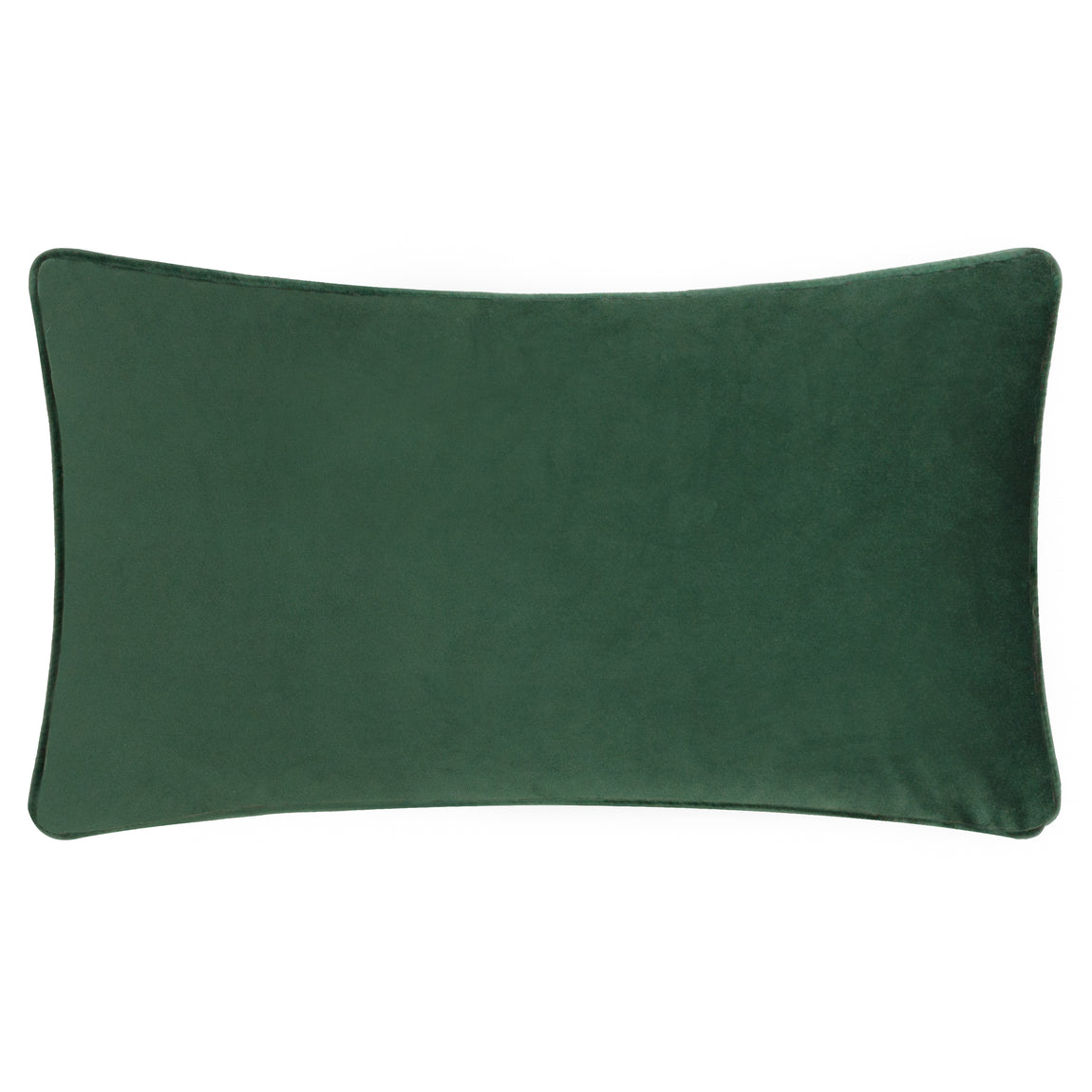 Meadow Bloom Wilds Chenille Piped Filled Cushion 30cm x 50cm Dark Emerald