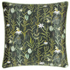 Meadow Bloom Repeat Chenille Piped Filled Cushion 43cm x 43cm Multied