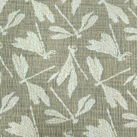 Voyage Maison Meddon Woven Jacquard Cotton Fabric Silver