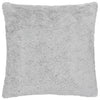 Furn. Megeve Faux Fur 55cm x 55cm Filled Cushion Arctic Grey