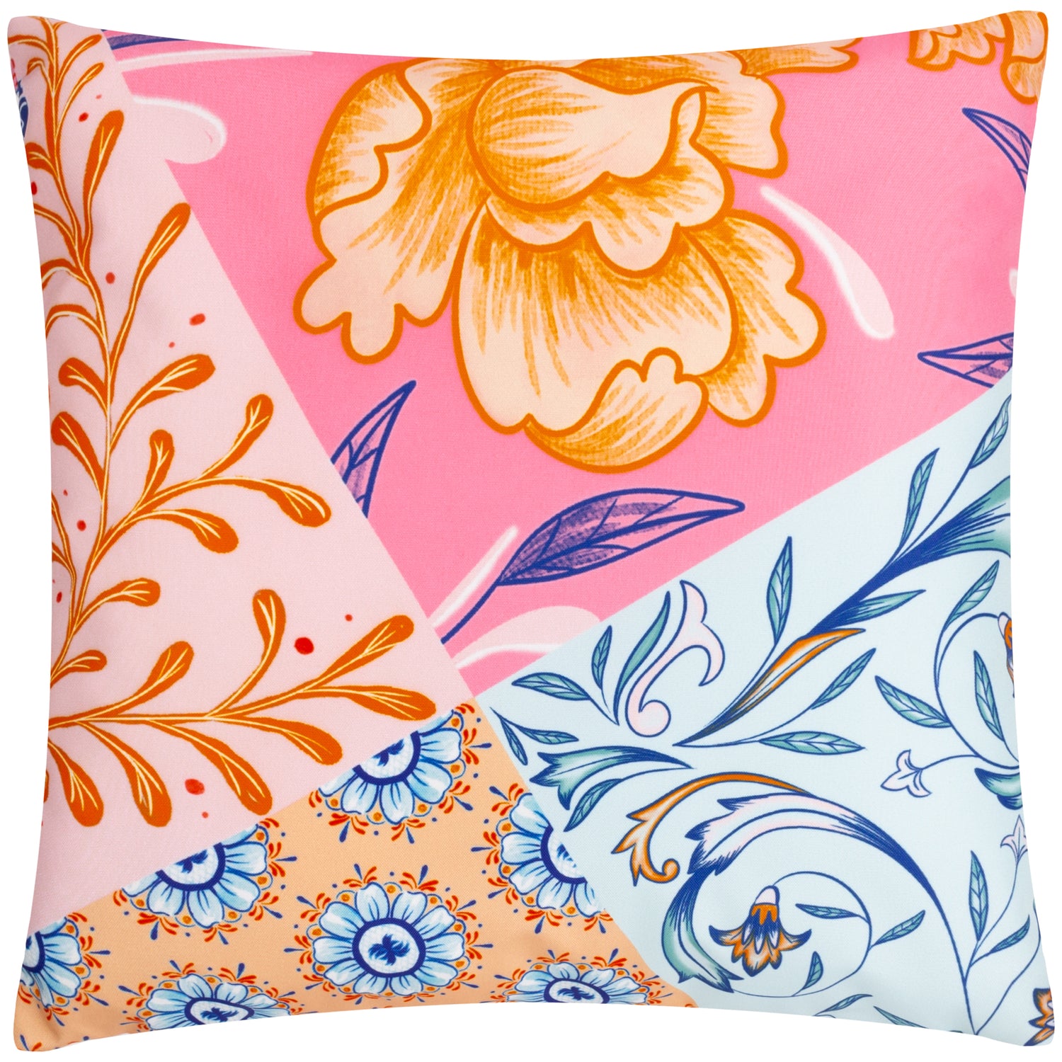Furn. Melhoun Abstract Outdoor 43cm x 43cm Filled Cushion Multicolour