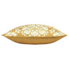 Paoletti Melrose Floral Piped 50cm x 50cm Filled Cushion Honey