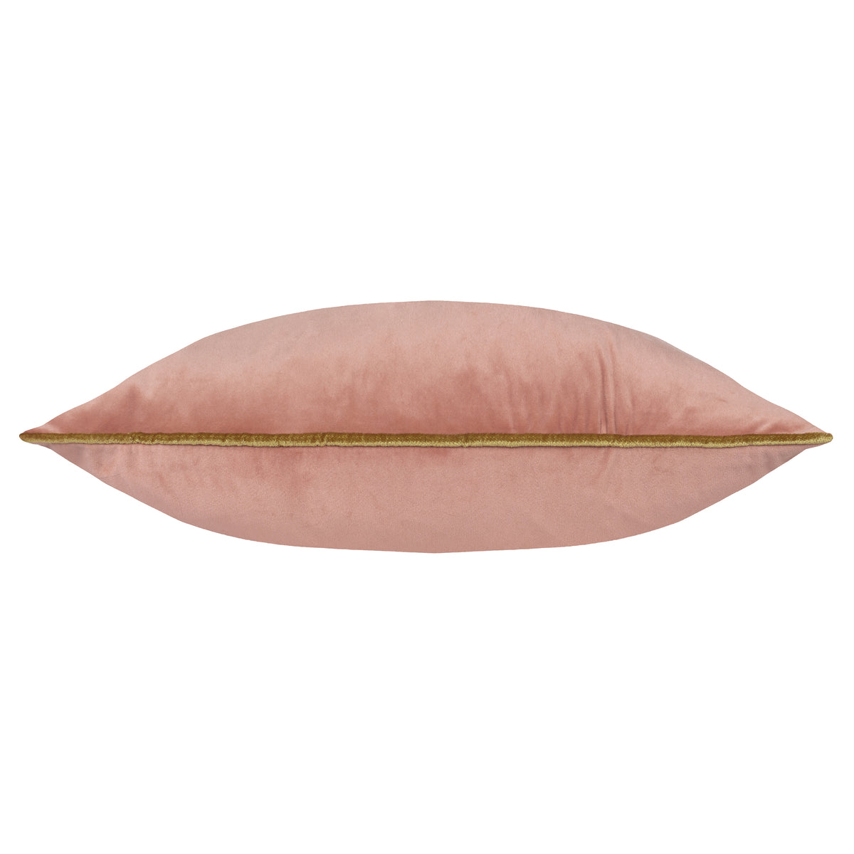 Paoletti Meridian Velvet Filled Cushion 55cm x 55cm Blush Gold