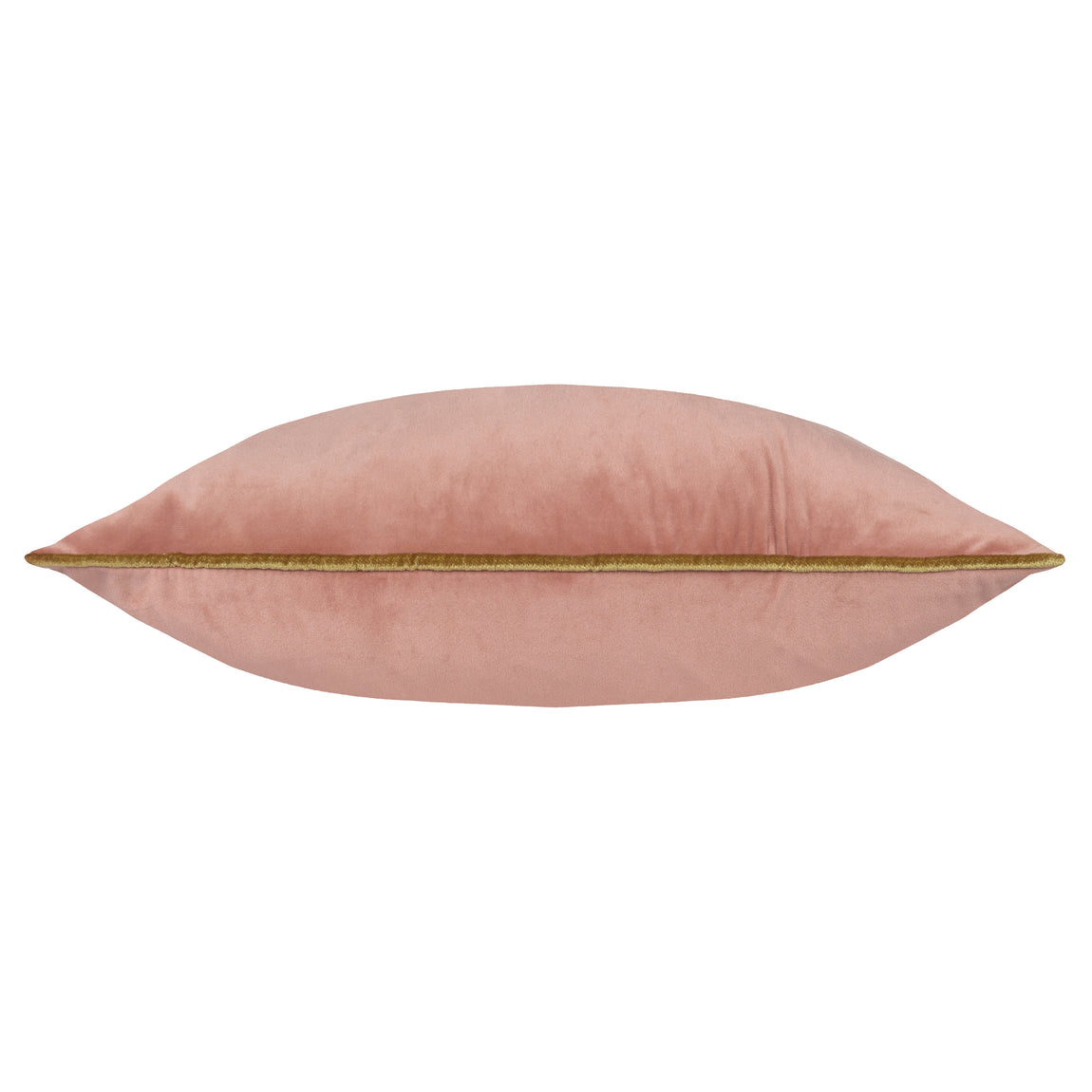 Paoletti Meridian Velvet Filled Cushion 55cm x 55cm Blush Gold