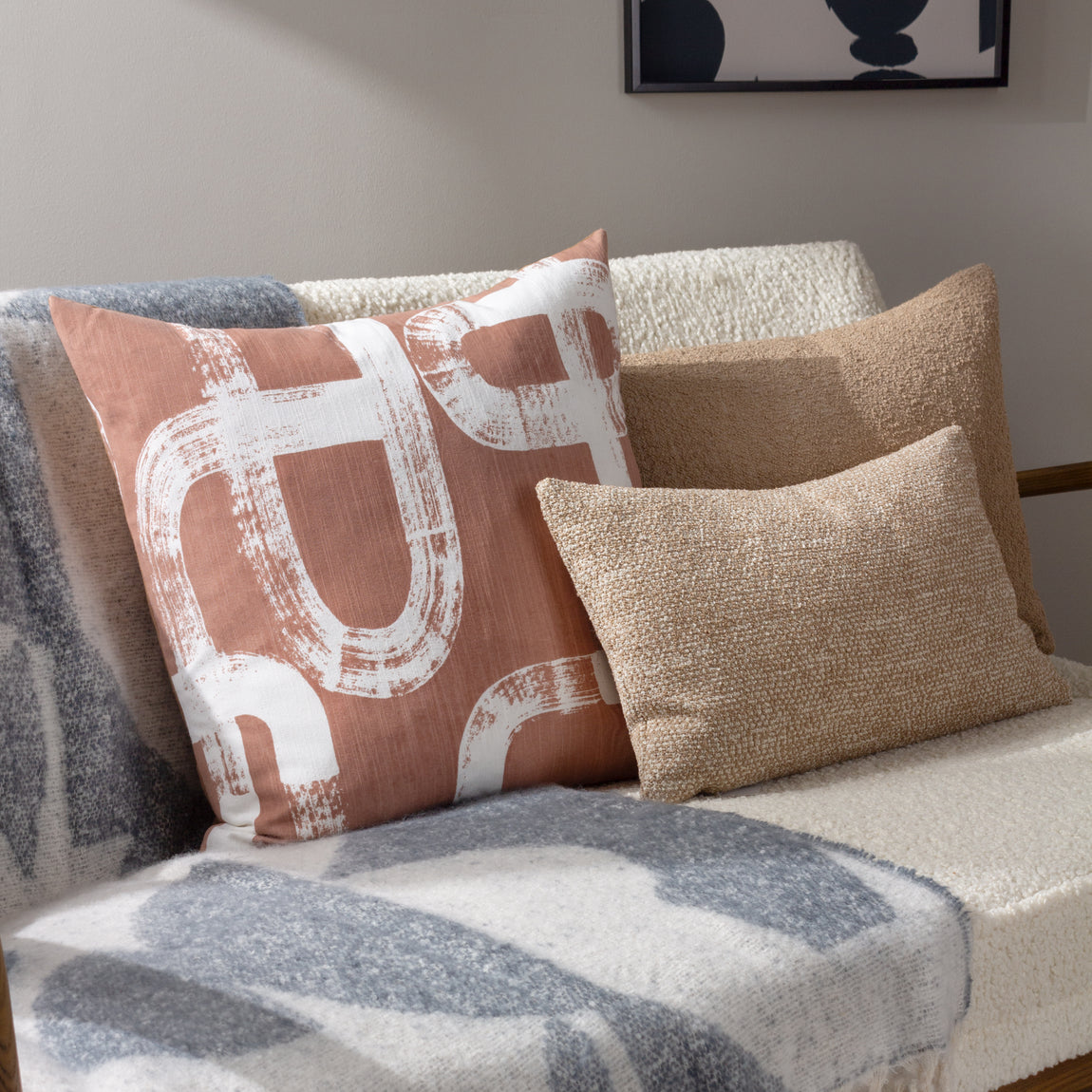Meta Jacquard Tasselled 130cm x 180cm Throw Dusk