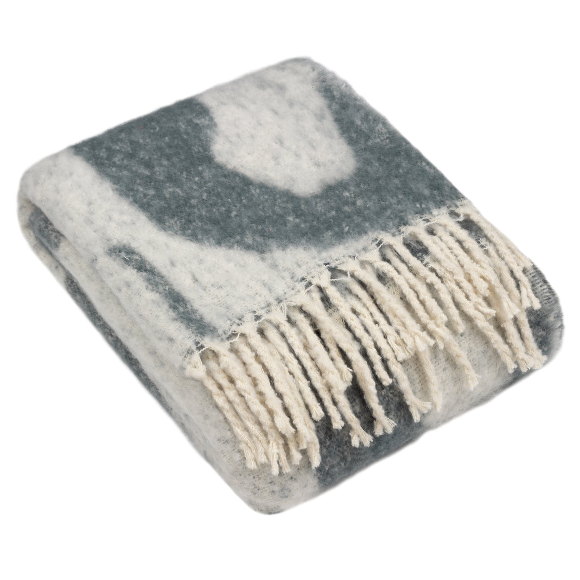 Meta Jacquard Tasselled 130cm x 180cm Throw Dusk