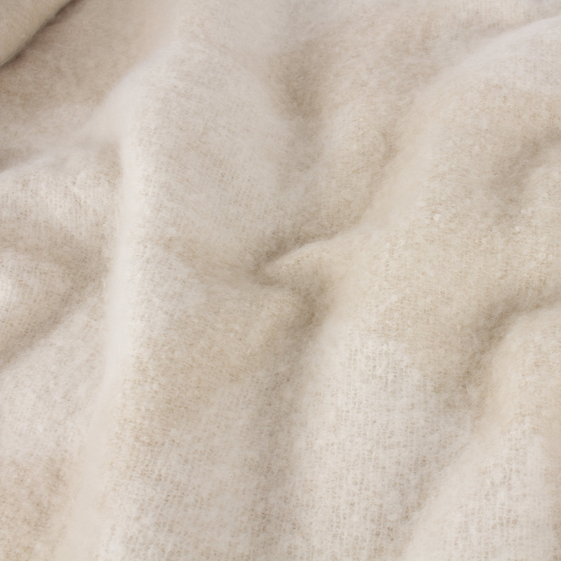 Meta Jacquard Tasselled 130cm x 180cm Throw Natural