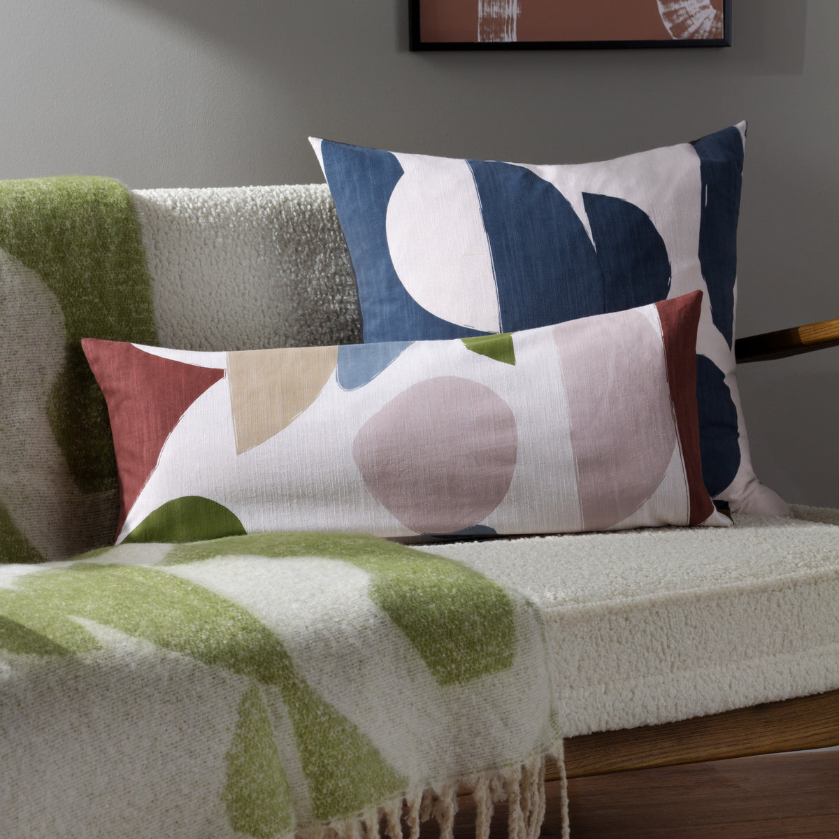 Meta Jacquard Tasselled 130cm x 180cm Throw Olive