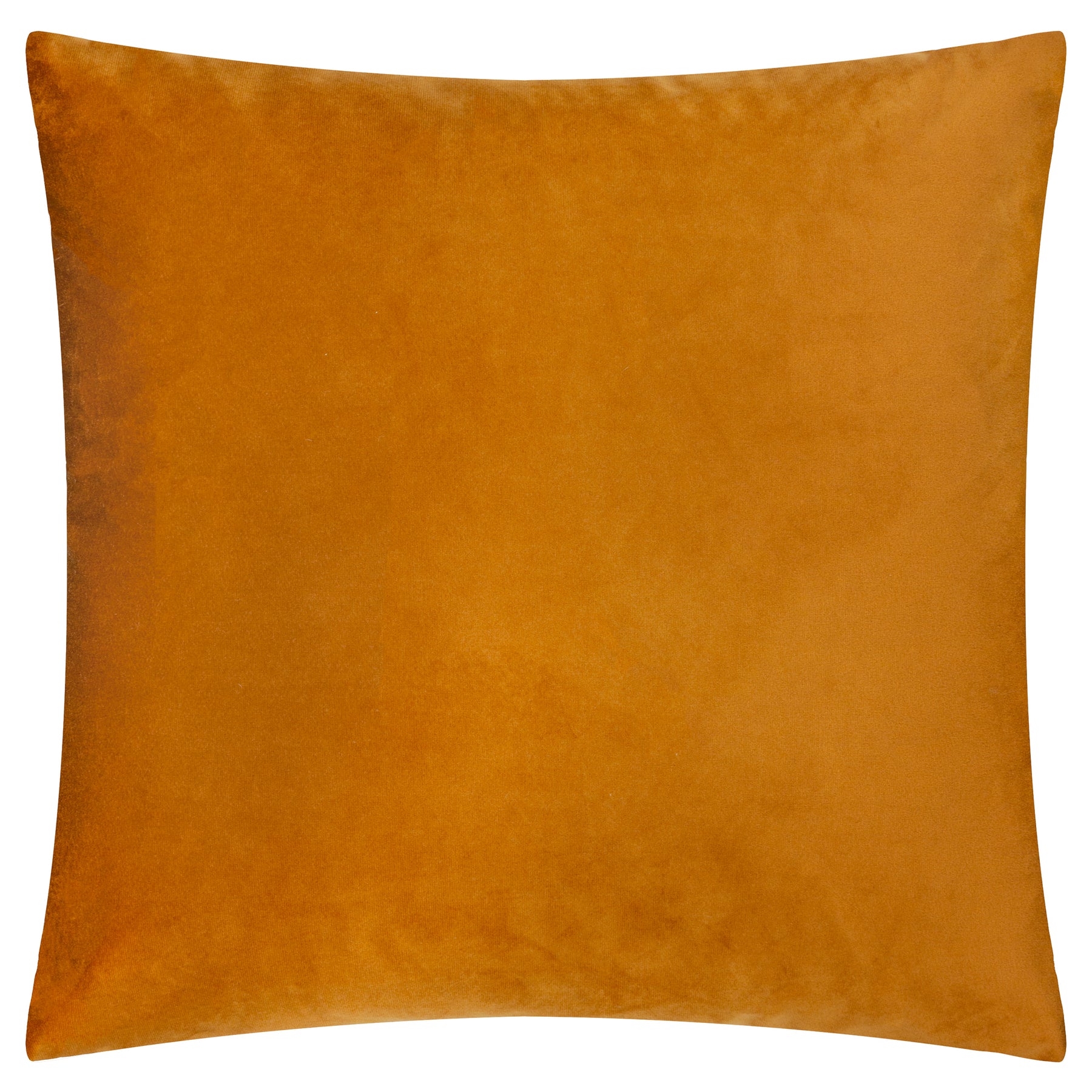 Furn Metro Harlequin Velvet 50cm x 50cm Filled Cushion Ginger
