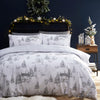 Furn Midwinter Toile Abstract Duvet Cover Bedding Set Snow