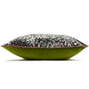 furn. Mika Leopard Piped 50cm x 50cm Filled Cushion Rose Pink Green