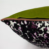 furn. Mika Leopard Piped 50cm x 50cm Filled Cushion Rose Pink Green