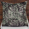 furn. Mika Leopard Piped 50cm x 50cm Filled Cushion Rose Pink Green