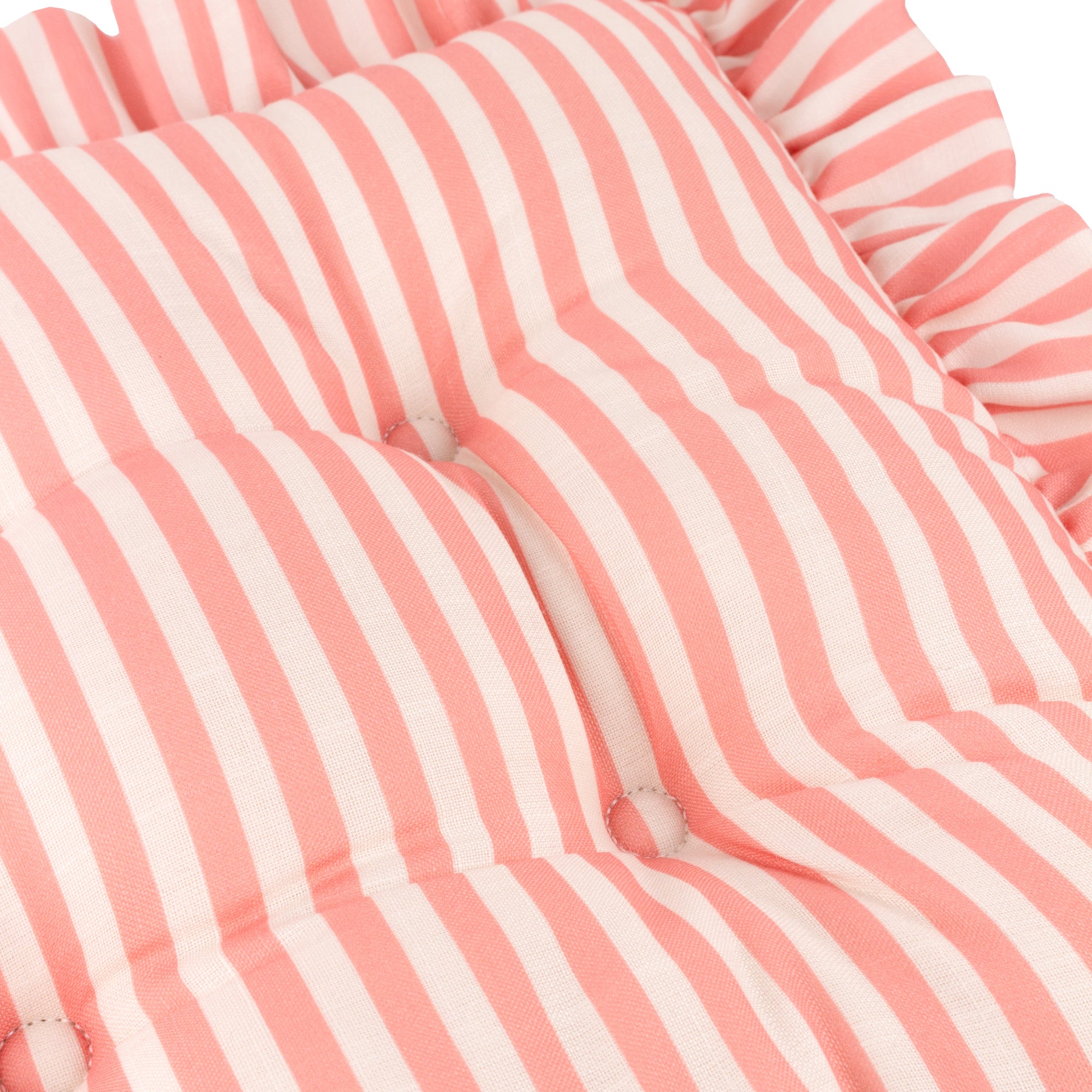 Wylder Millie Ruffle Set of 2 40cm x 40cm Outdoor Seat Pads Pink
