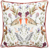 Evans Lichfield Mirrored Robin Watercolour Printed Piped Filled Cushion 43cm x 43cm Sunset