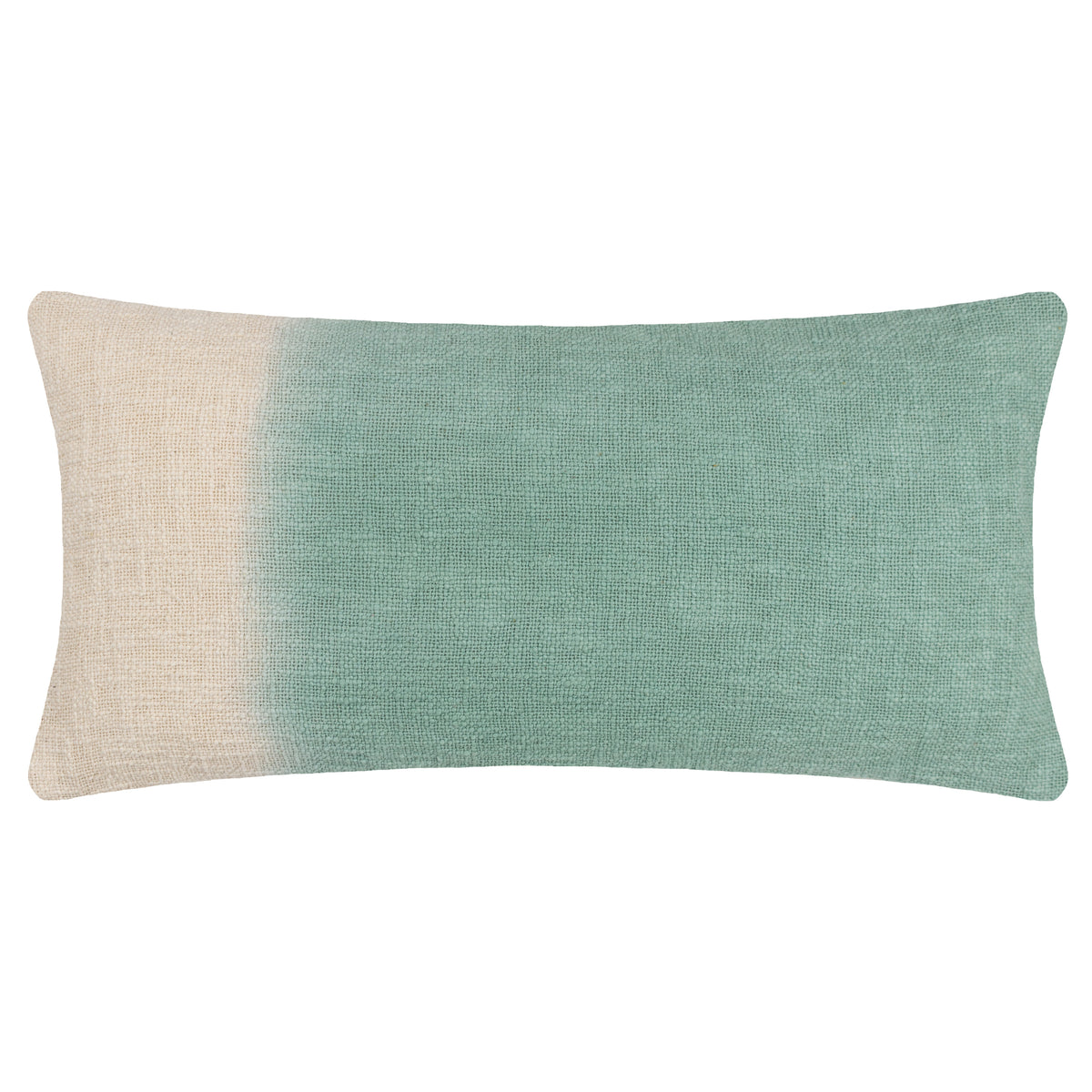 Furn. Mizu Dip Dye Printed 30cm x 65cm Filled Boudoir Eucalyptus