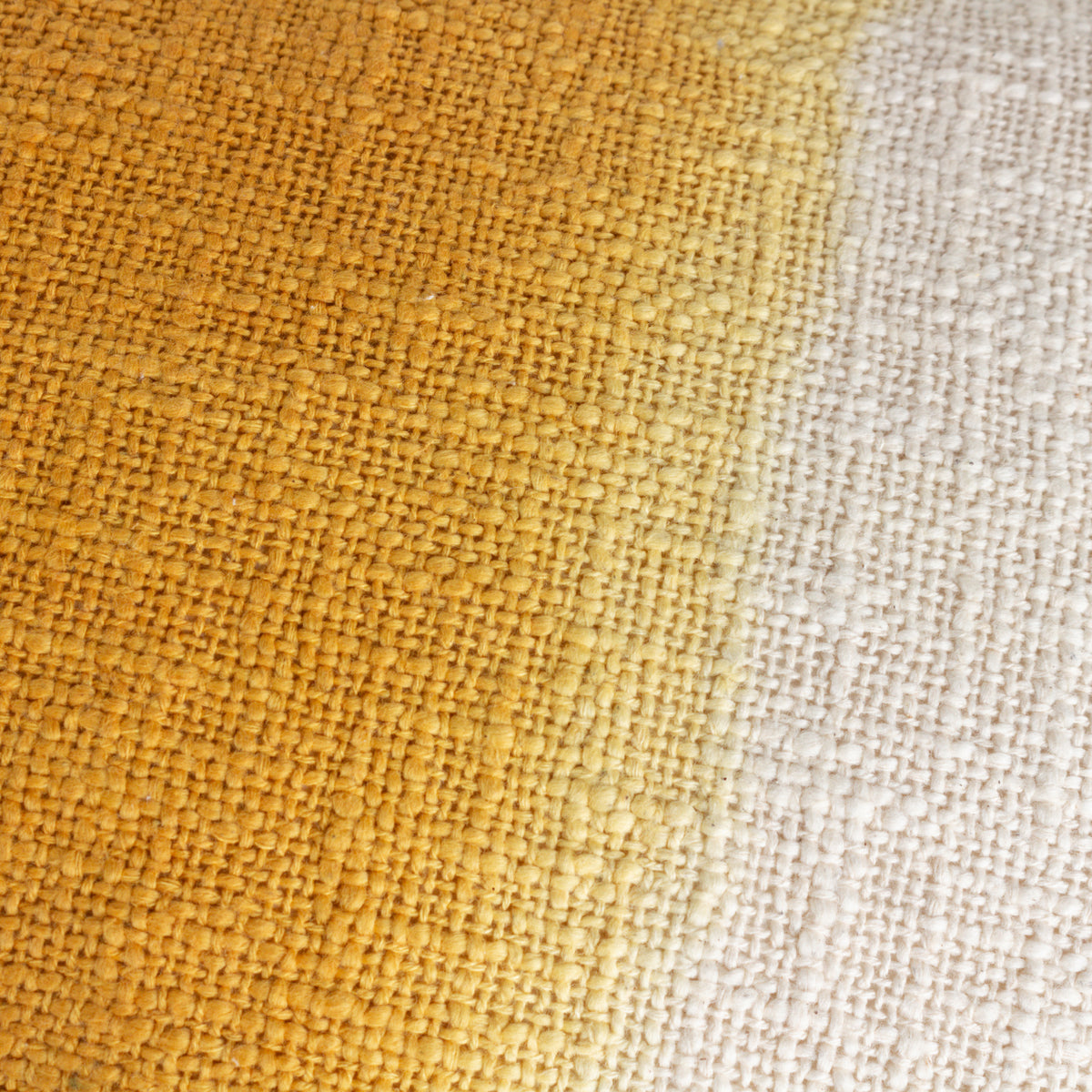 Furn. Mizu Dip Dye Printed 30cm x 65cm Filled Boudoir Ochre