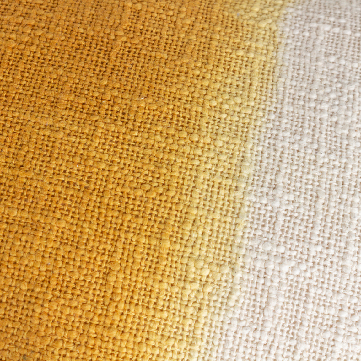 Furn. Mizu Dip Dye Printed 30cm x 65cm Filled Boudoir Ochre